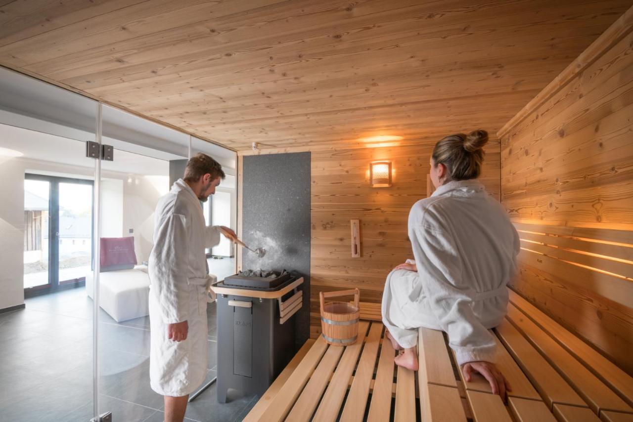Chalet-Ferienwohnung Giebeltraum, 115 Qm, Wellness/Fitness/Sauna - Bergroedelhof Feilitzsch Extérieur photo