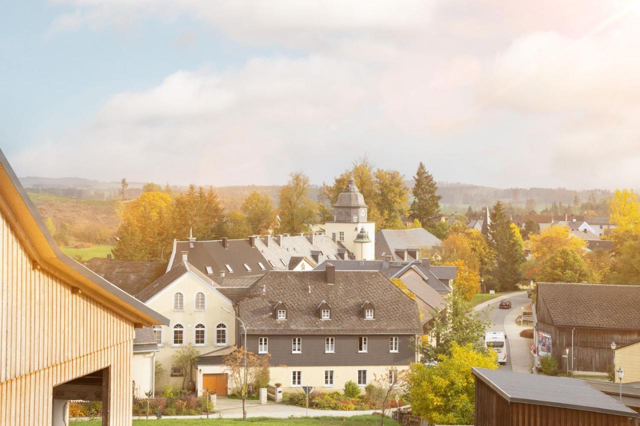 Chalet-Ferienwohnung Giebeltraum, 115 Qm, Wellness/Fitness/Sauna - Bergroedelhof Feilitzsch Extérieur photo